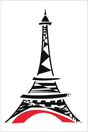 Vector Ilustration of Effeil Tower