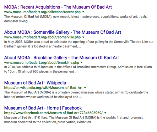 Google search online for MOBA